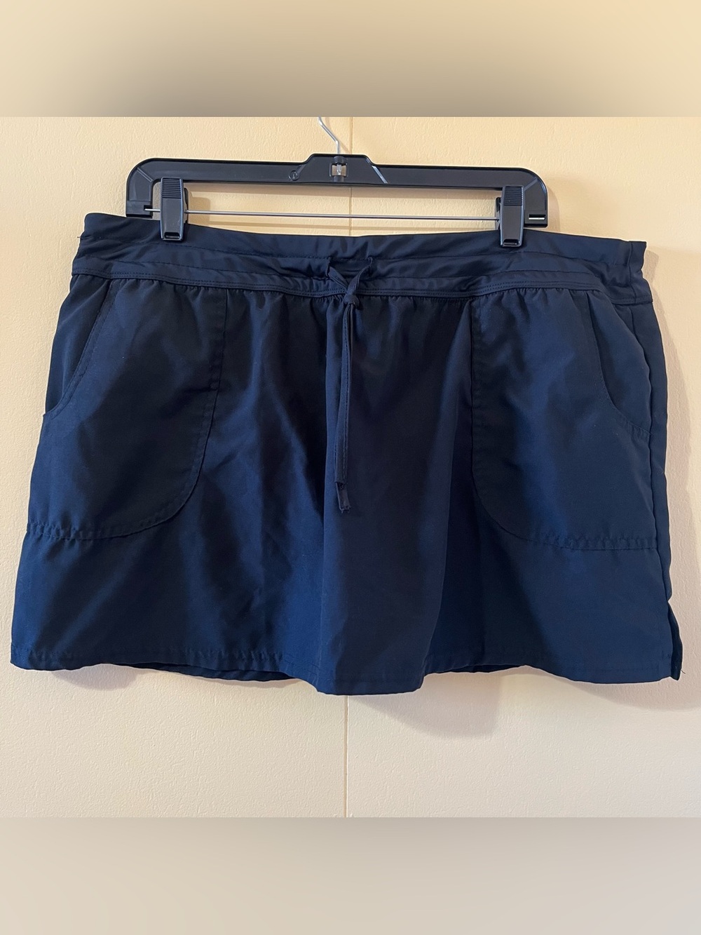 Croft & Barrow Black Lightweight Swim Skirt Size 18 Pre-owned